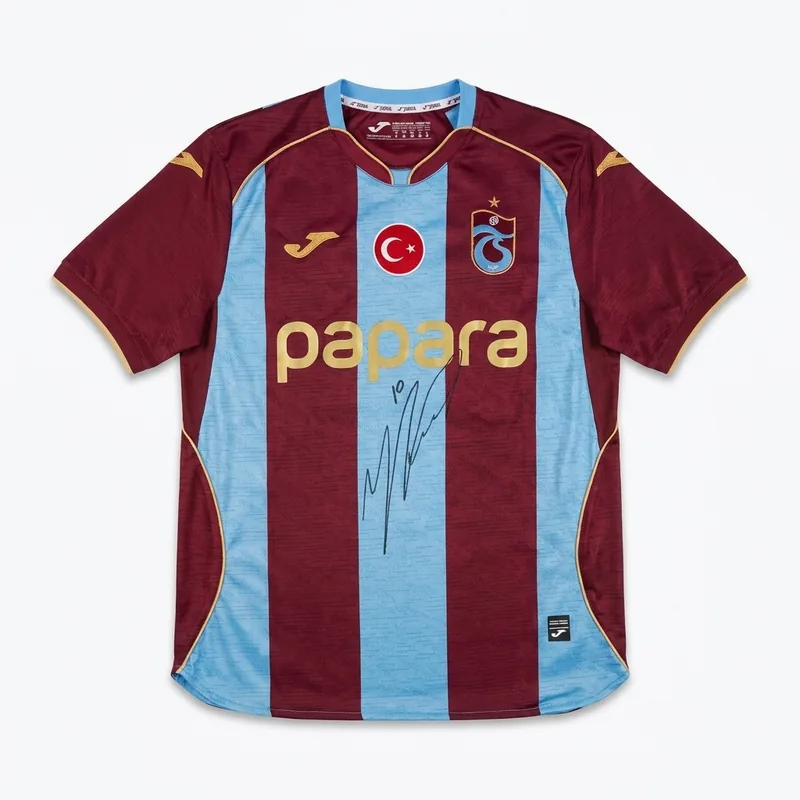 MUHAMMED SALAH İMZALI TRABZONSPOR FORMASI · Sertifikalı Orijinal Üründür