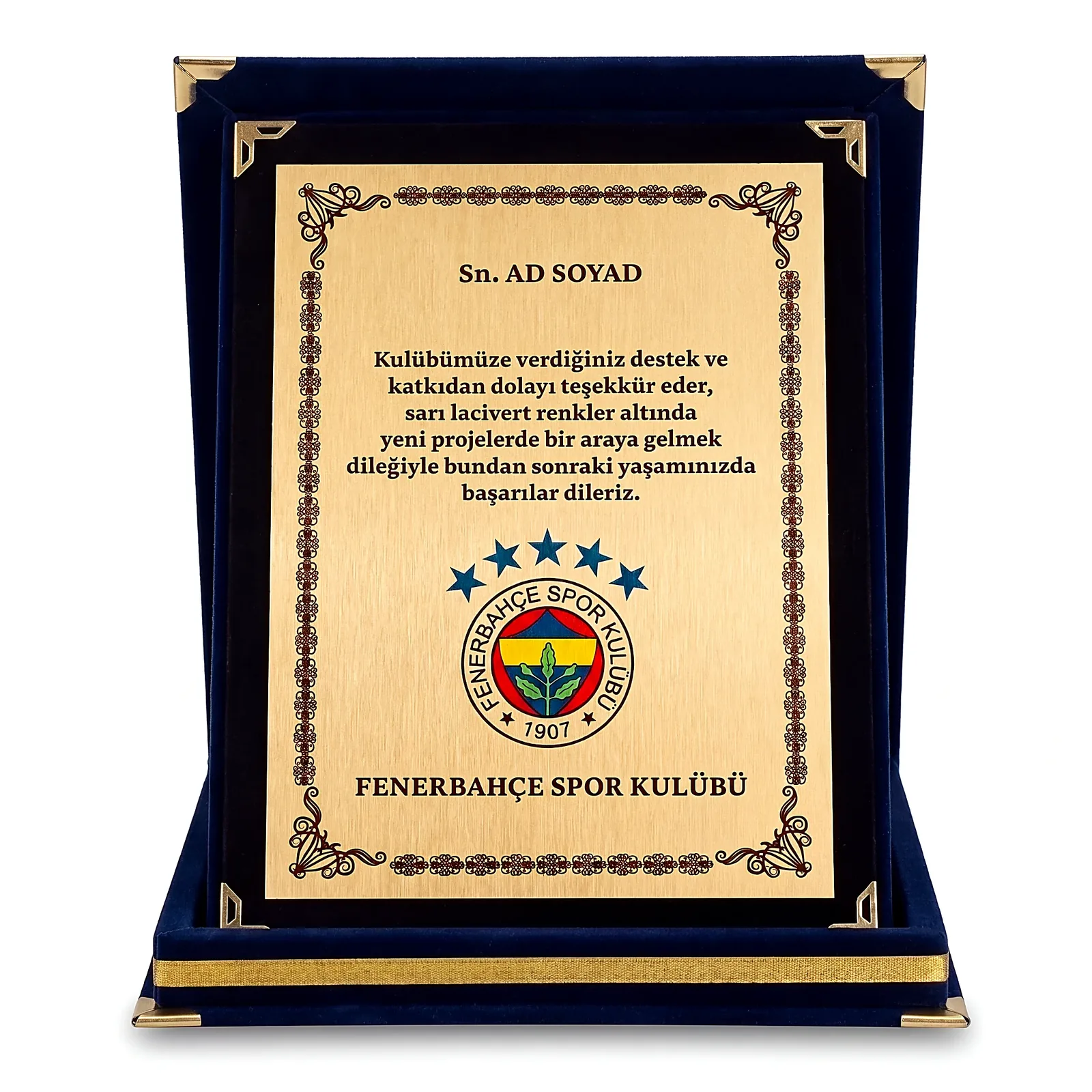 FENERBAHÇE KADİFE KUTULU PLAKET