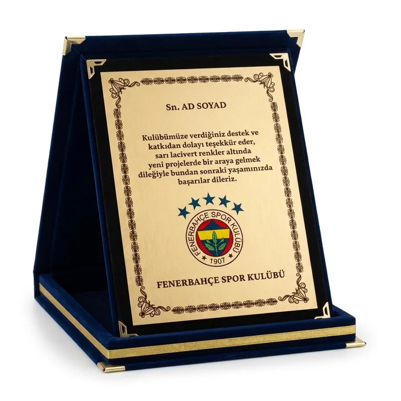 FENERBAHÇE KADİFE KUTULU PLAKET