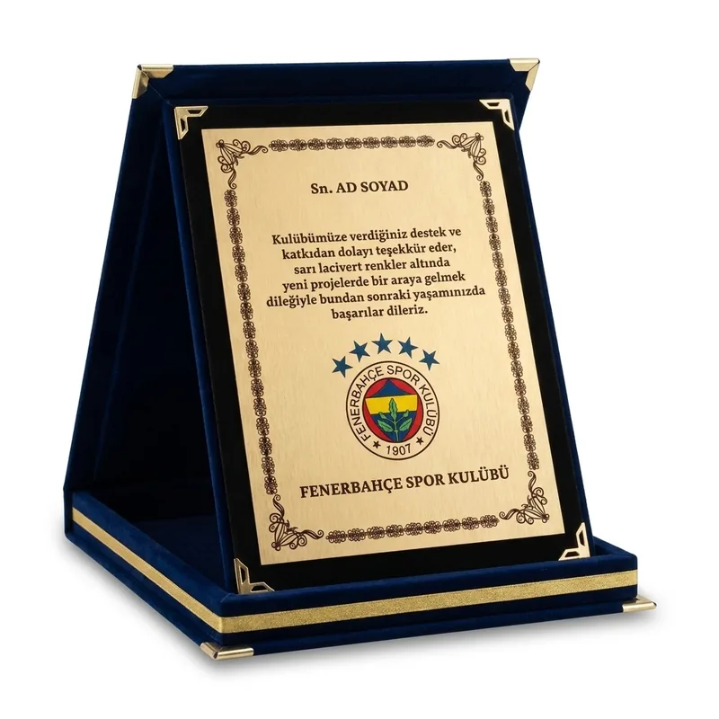 FENERBAHÇE KADİFE KUTULU PLAKET